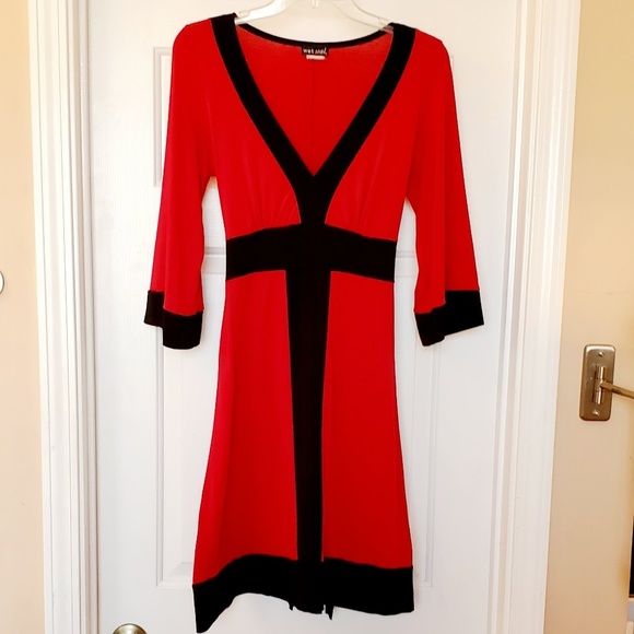 Wet Seal Dresses & Skirts - Black and Red Dress by Wet Seal Sz M
